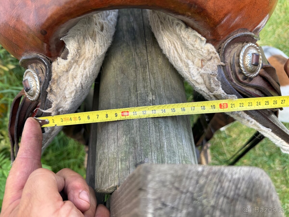 Westernové sedlo pinto - 6