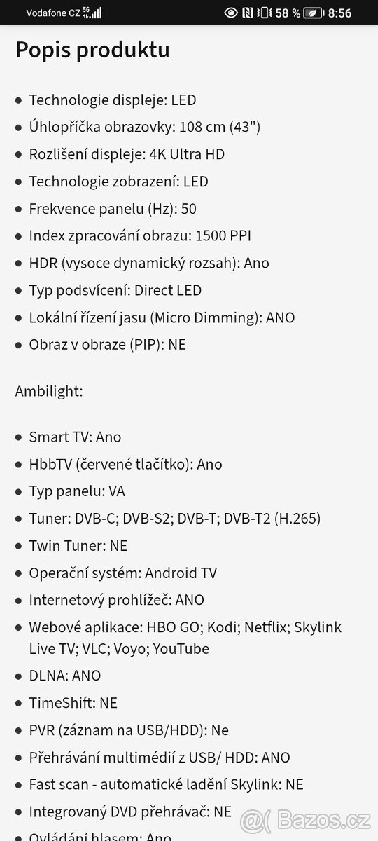 Thomson 43UG6400 LED TV 4K - 6