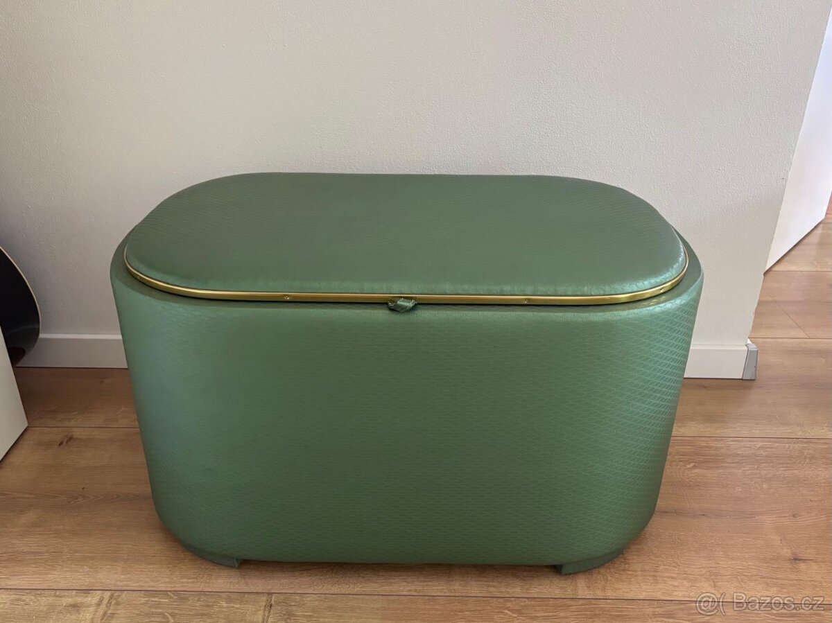 Pradelni koš/ uložná lavice z 20 stol. - 6