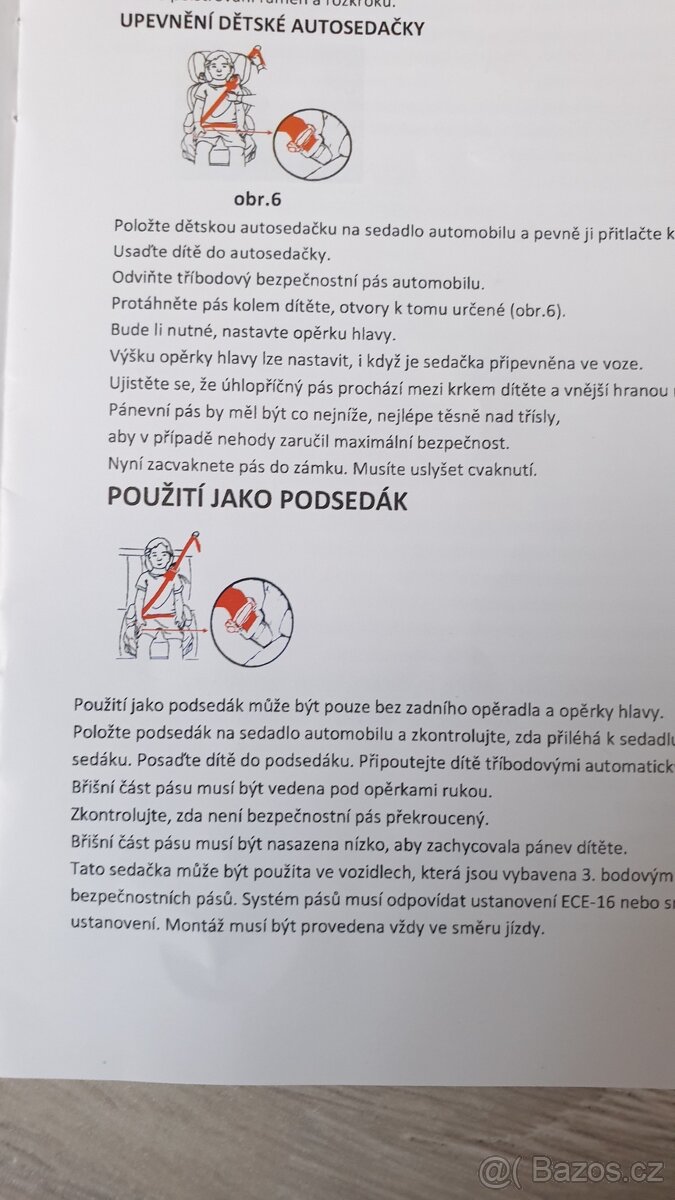 Dětská autosedačka 9-36 kg - 6