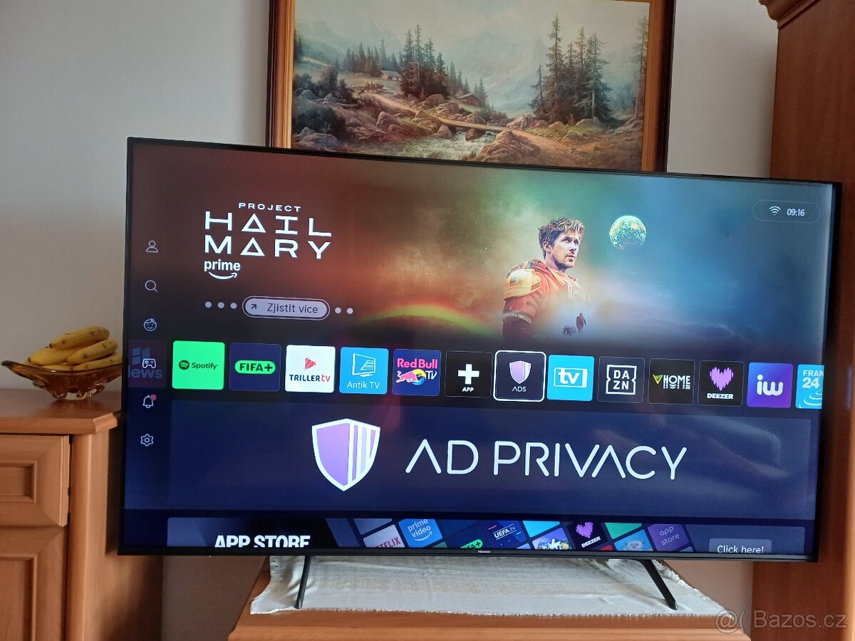178cm, 70", 4K Smart TV Hisense 70A6K - 6