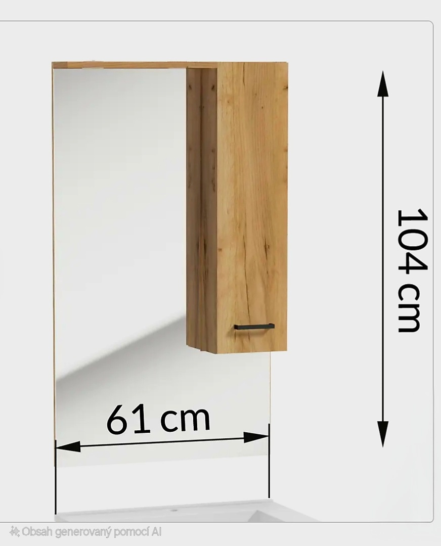 Koupelnová sestava s umyvadlem + pákovovou baterií - 6