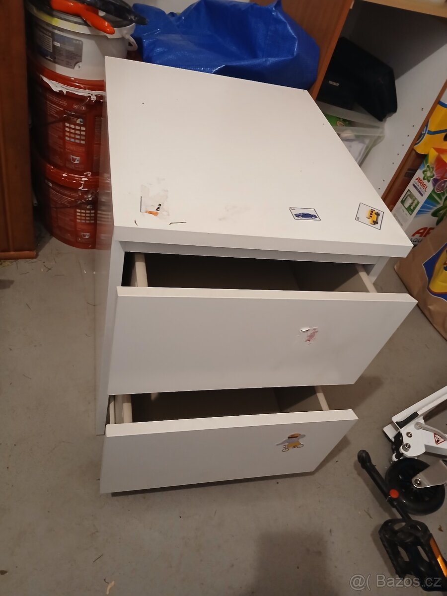 Rám postele s roštem 90x200+noční stolek - 6