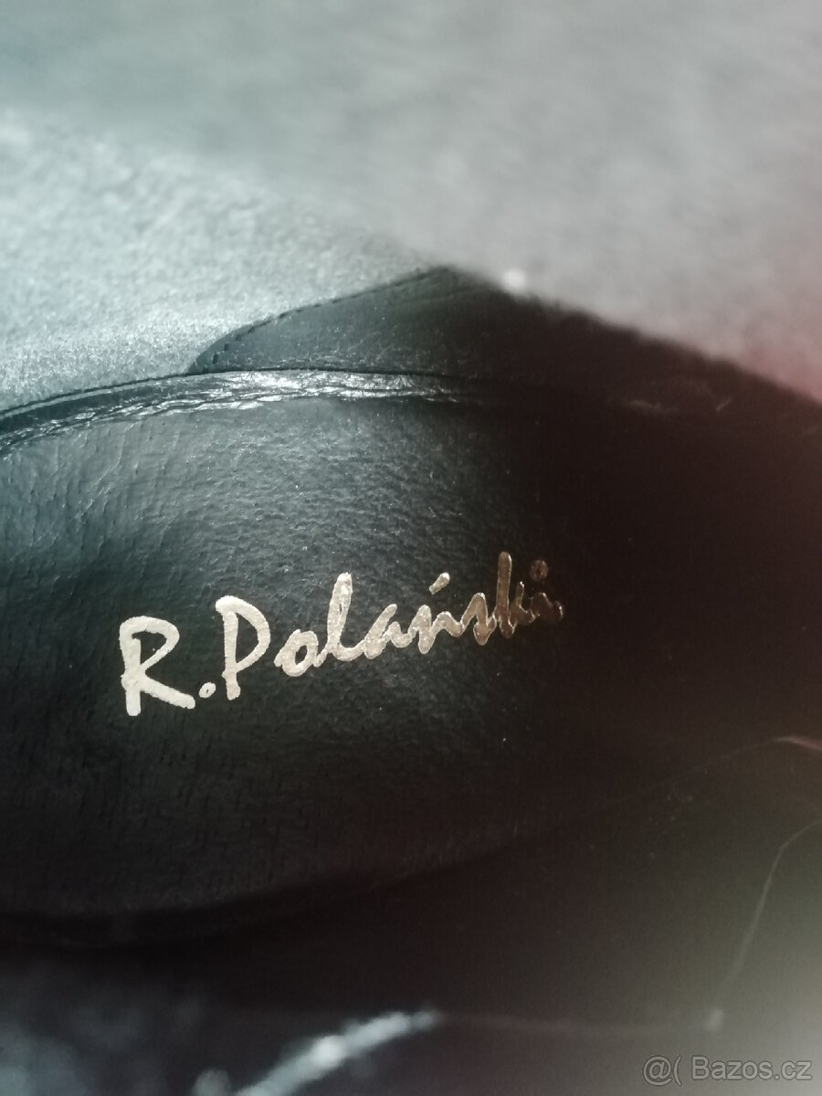 Kožené elegantní znač.lakovky R. Polanski, 39(pův. krabice) - 6