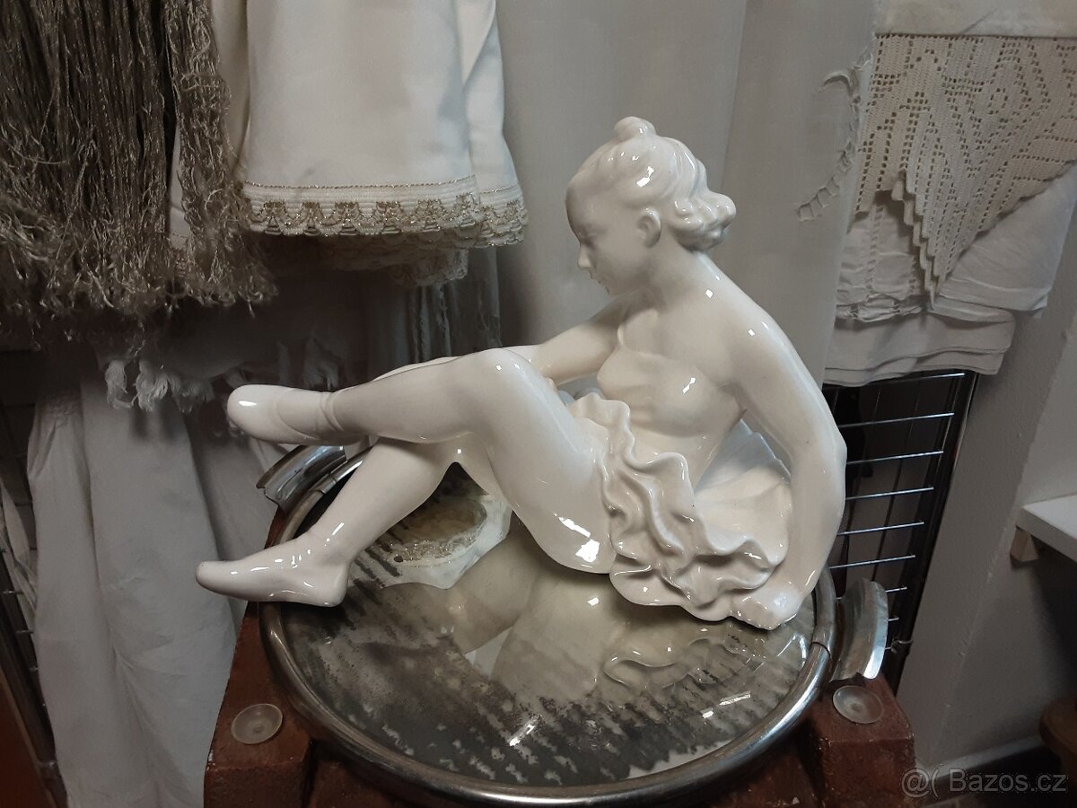 Stará keramická balerína - Jihokerra - 6