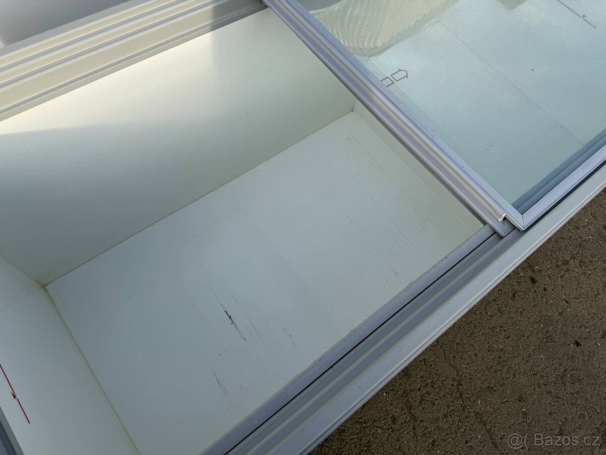 Prosklený pultový mrazák 175x85x85cm - 6