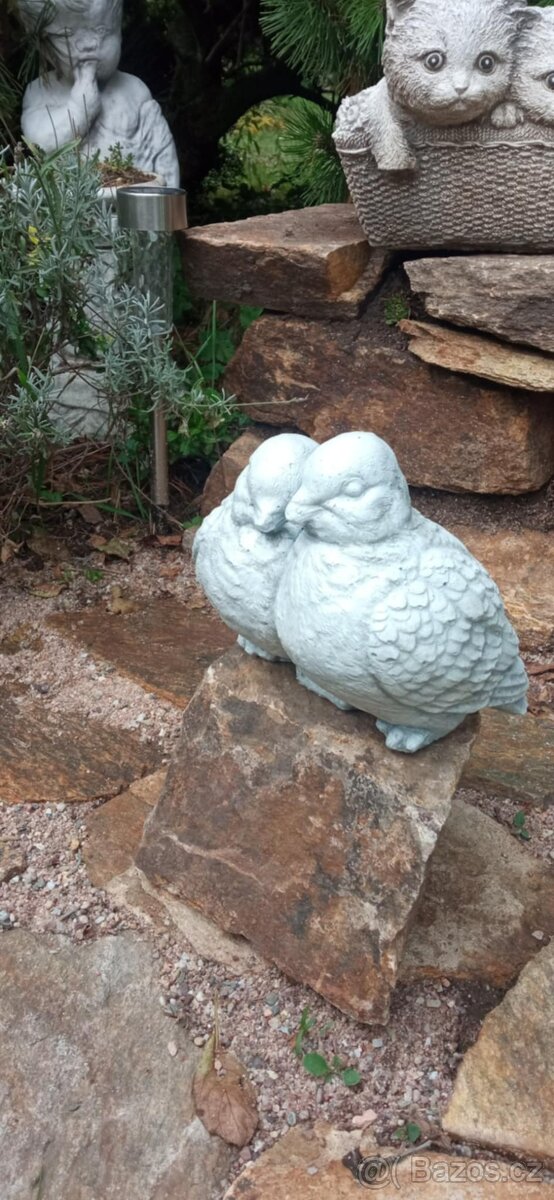 Zahradní dekorace- Ptáčci - 6