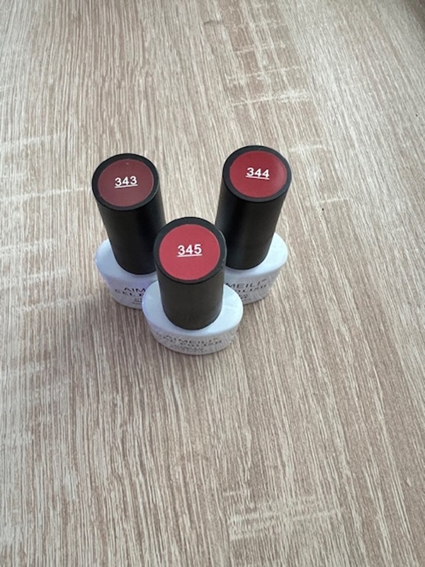 Sada 12 ks laků AIMEILI na nehty pro UV lampy (334-345) - 6