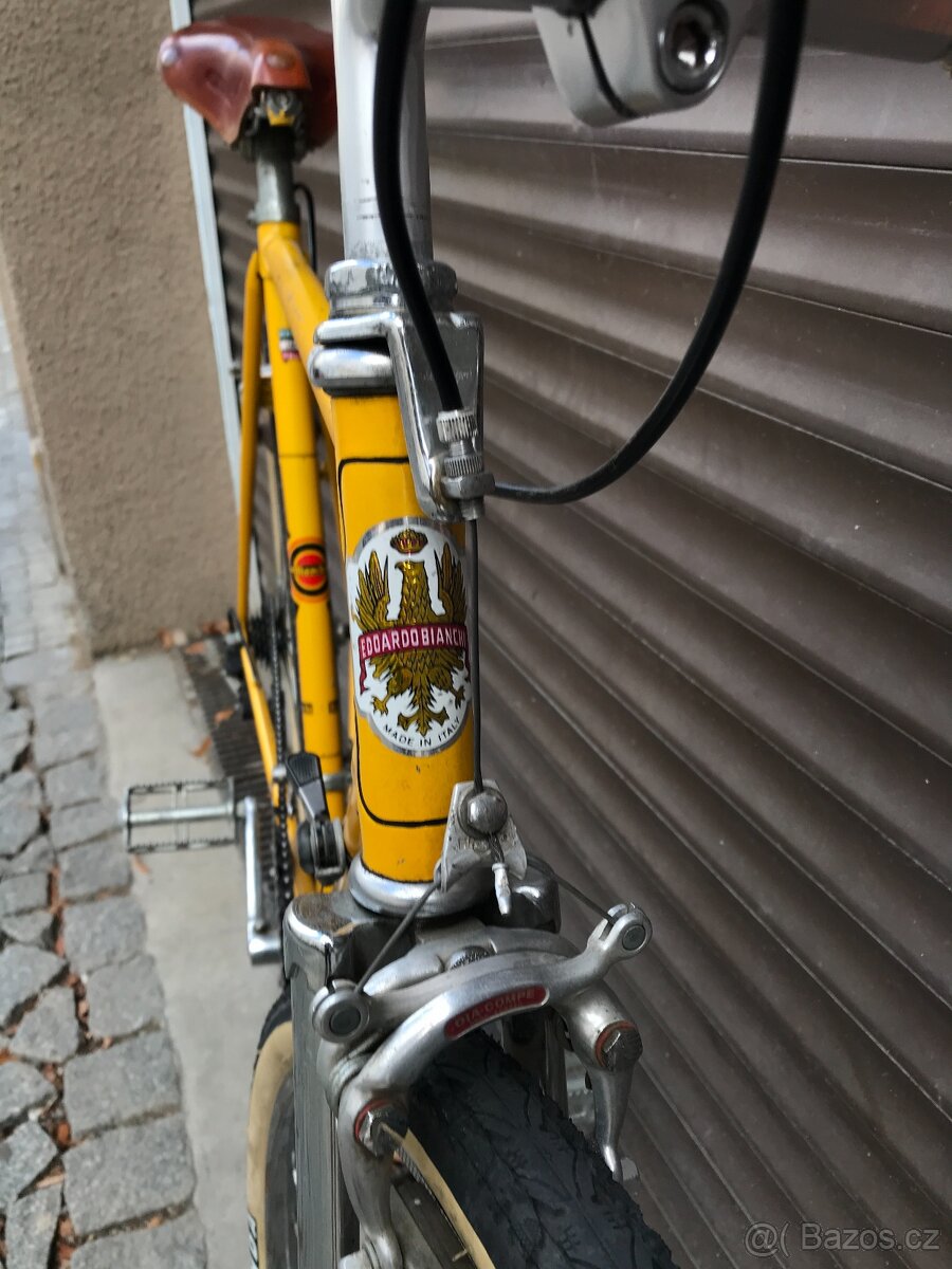 Vintage Bianchi žluťák _ 70. léta - SLEVA - 6