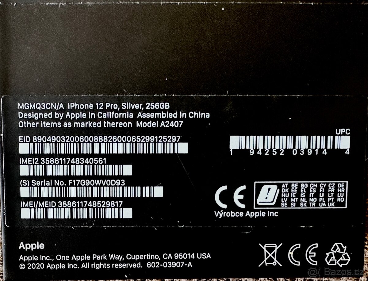 iPhone 12 Pro Silver 256GB - 6