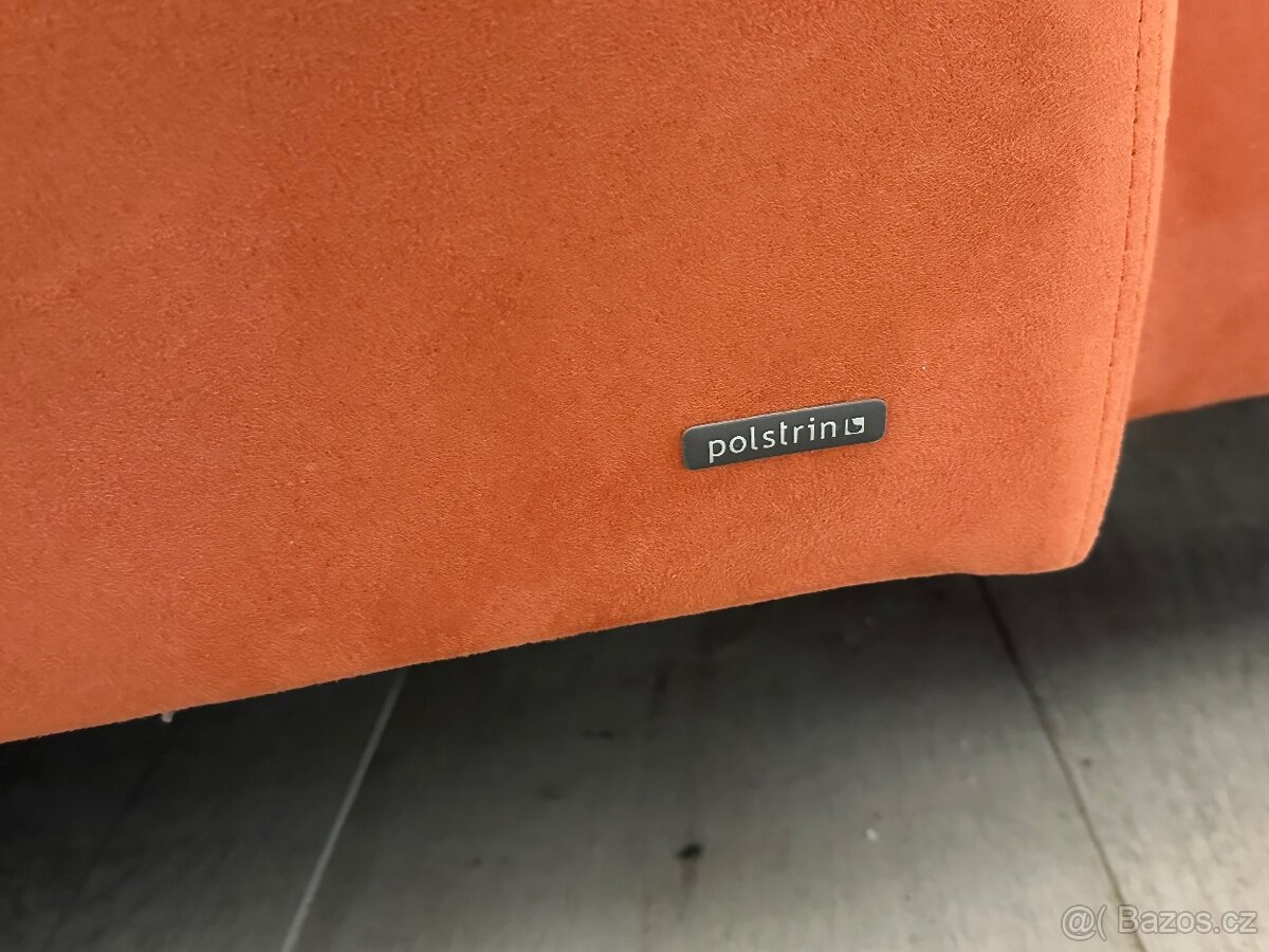 Sedací souprava - broušená kůže NE KOŽENKA - 6