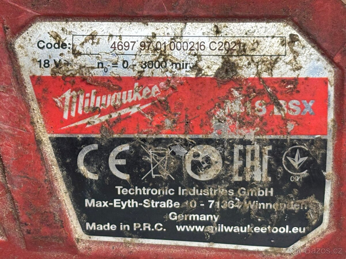 Aku ocaska Milwaukee M18 BSX-0 - 6