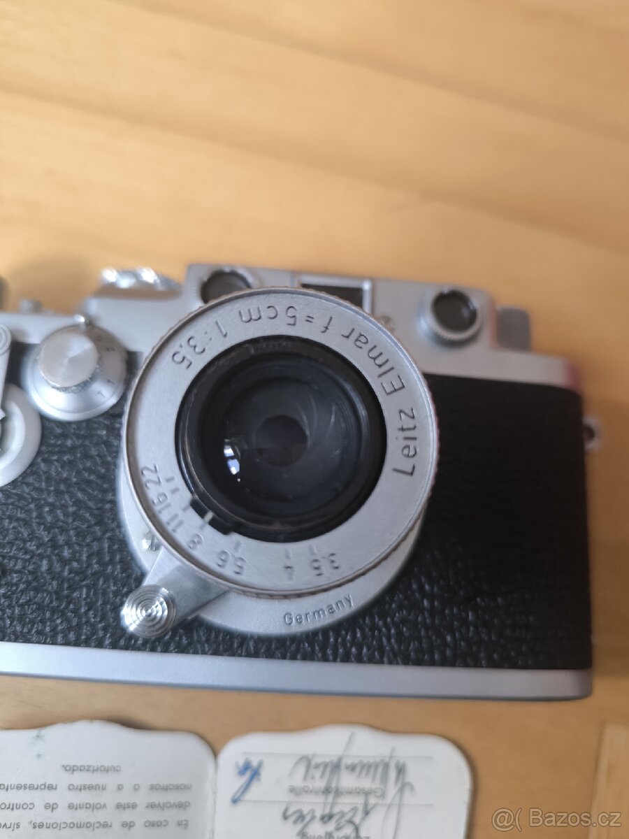 Leica IIIF + F5; 3,5 + kožený obal - 6