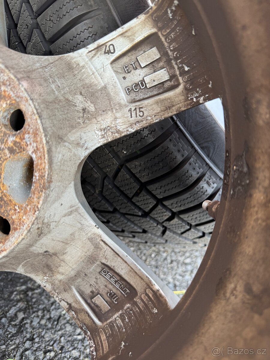 Alu zimní sada Dezent 5x115 205/60/16 Opel - 6