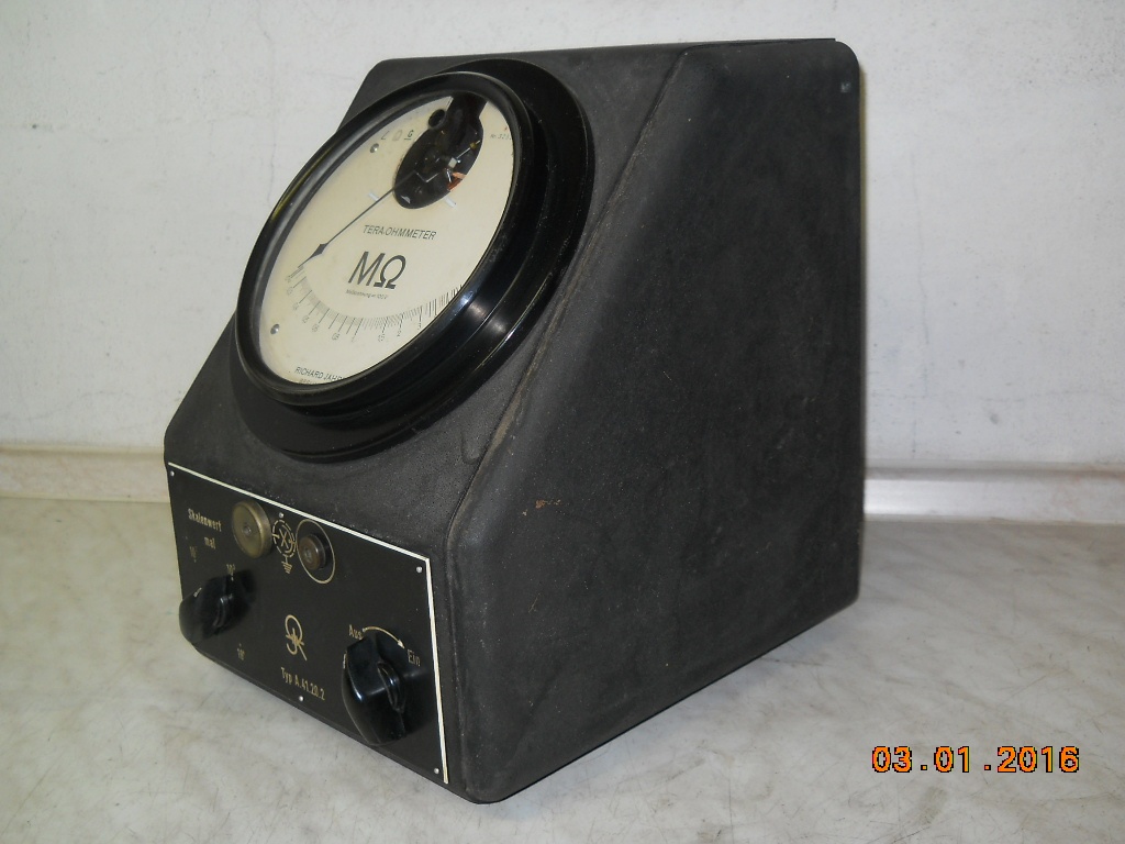 Teraohmmeter Richard Jahre - 6