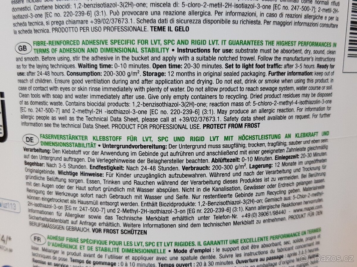 Lepidlo na vinylové lamely MAPEI Ultrabond Eco 4 LVT - 6