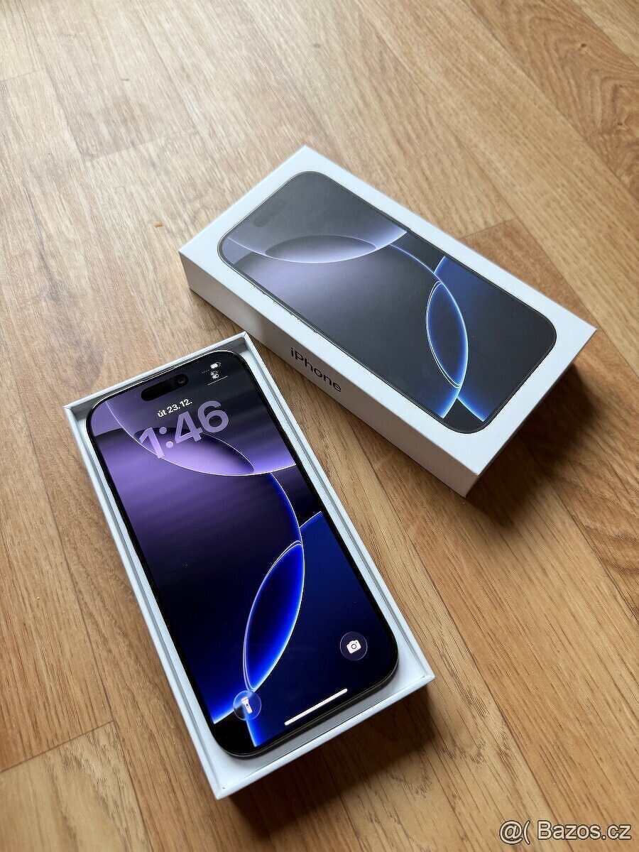 Apple iPhone 16 Pro 128GB černý titan - 6