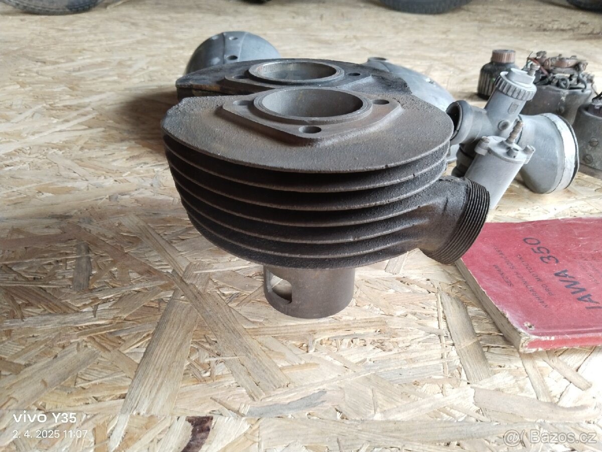 Jawa 350 pérák, Ogar 350 - díly motoru - 6