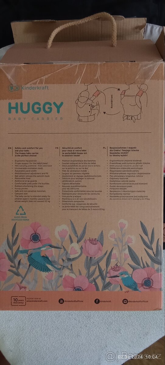 Klokanka na dítě
(Nositko s kapuci) - 6