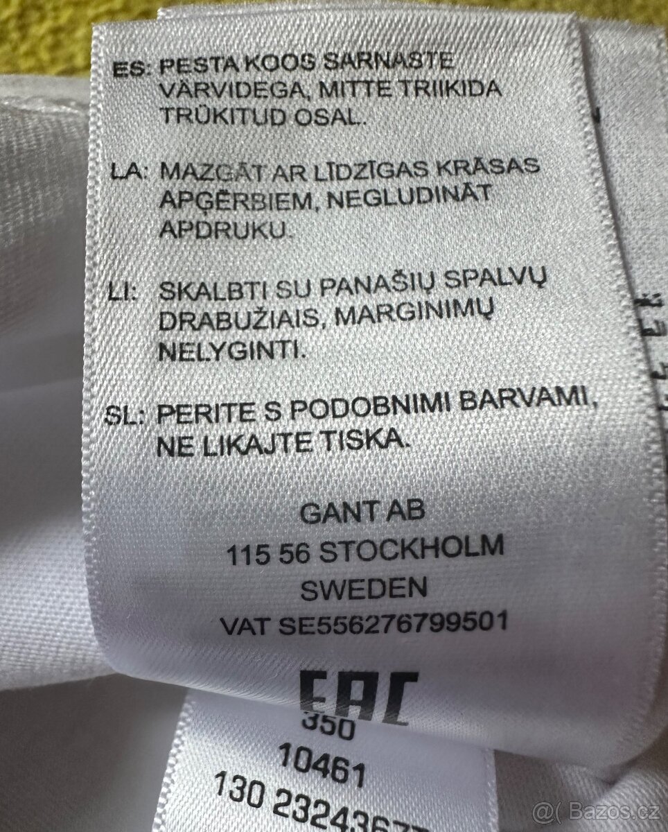 Gant white basic t-shirt - 6