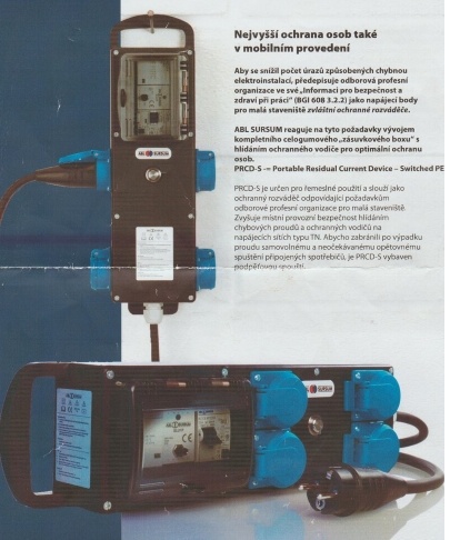 Celogumový mobilní rozvaděč 4x230V - 6