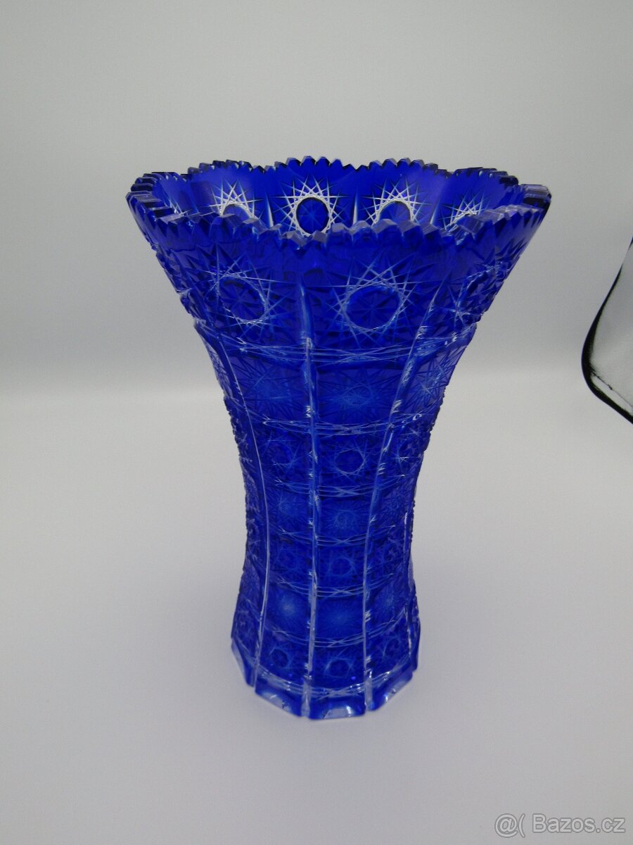 sada vázy barevný křišťál dekor paula ceasar crystal - 6