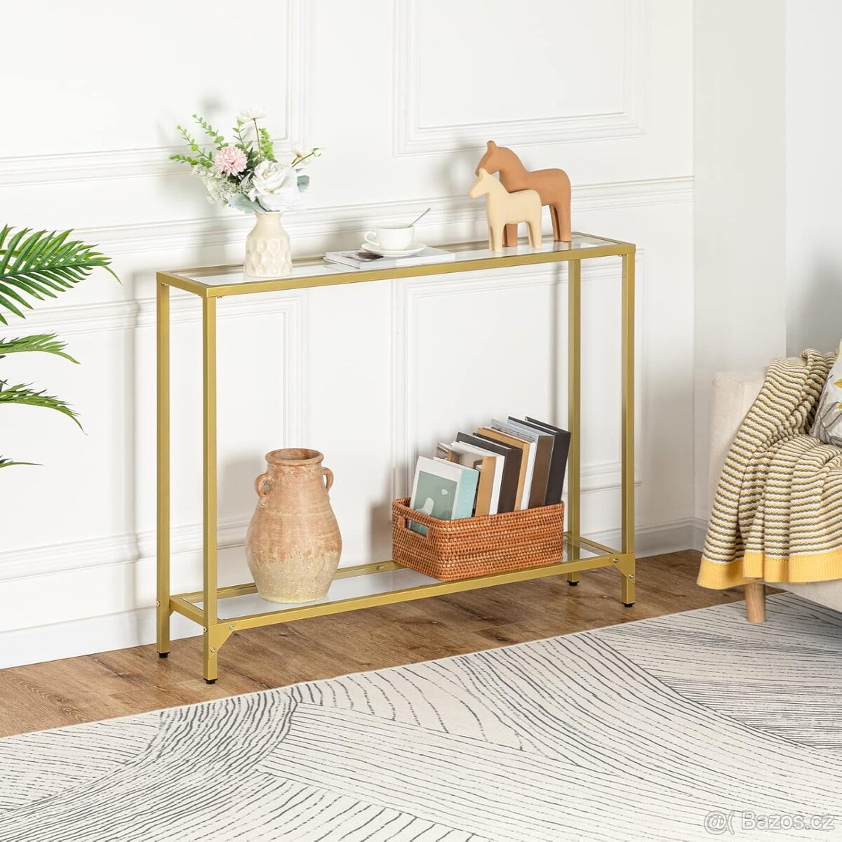 Nový konzolový zlatý stůl - 6