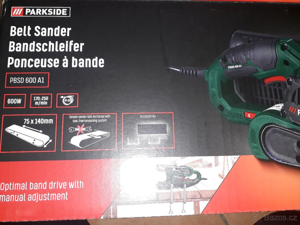 Pásová bruska PARKSIDE PBSD 600 A1. - 6