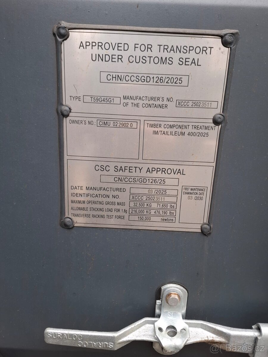 Lodní kontejner 40’ - 6