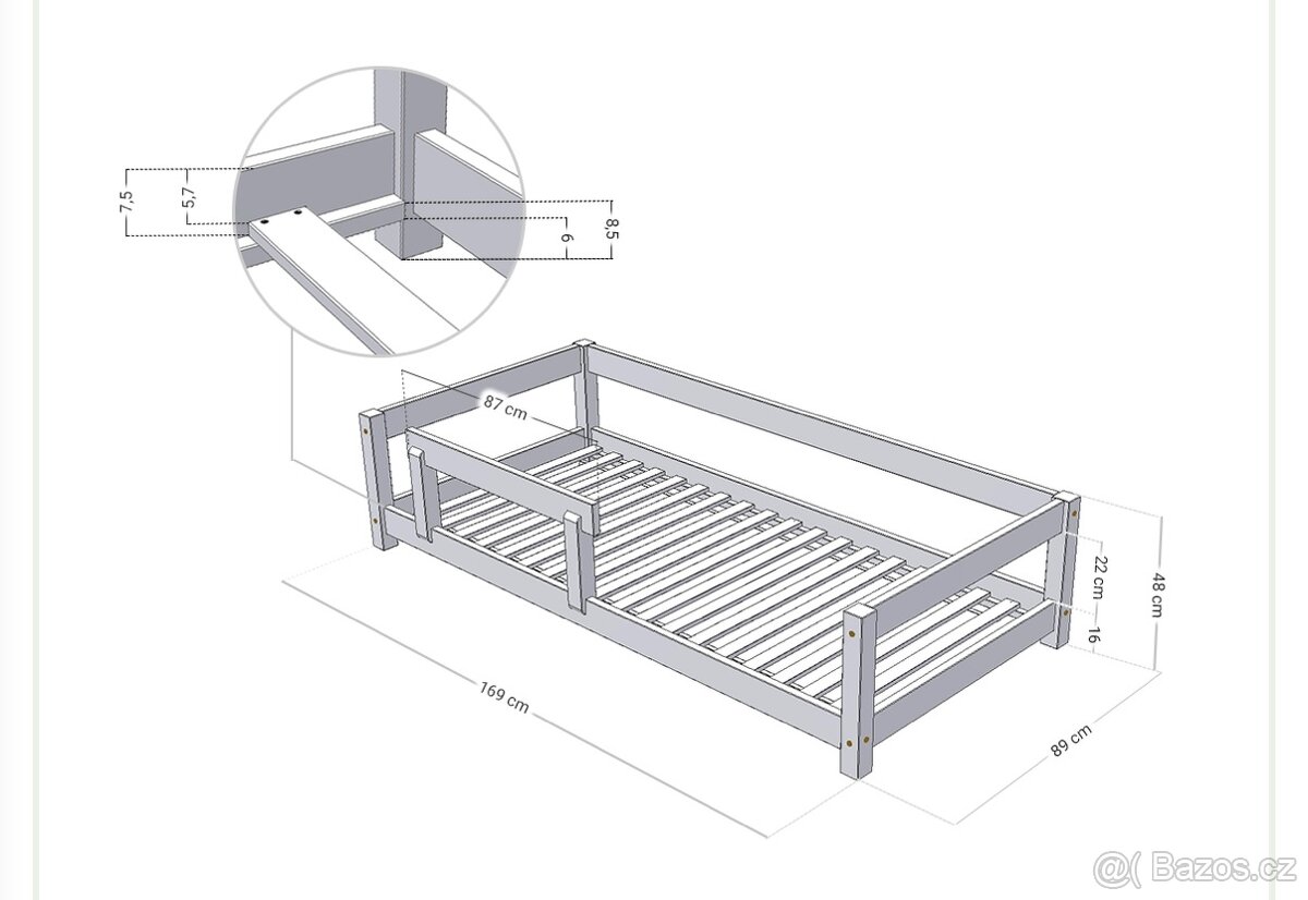 Dětská postel Benlemi - 6