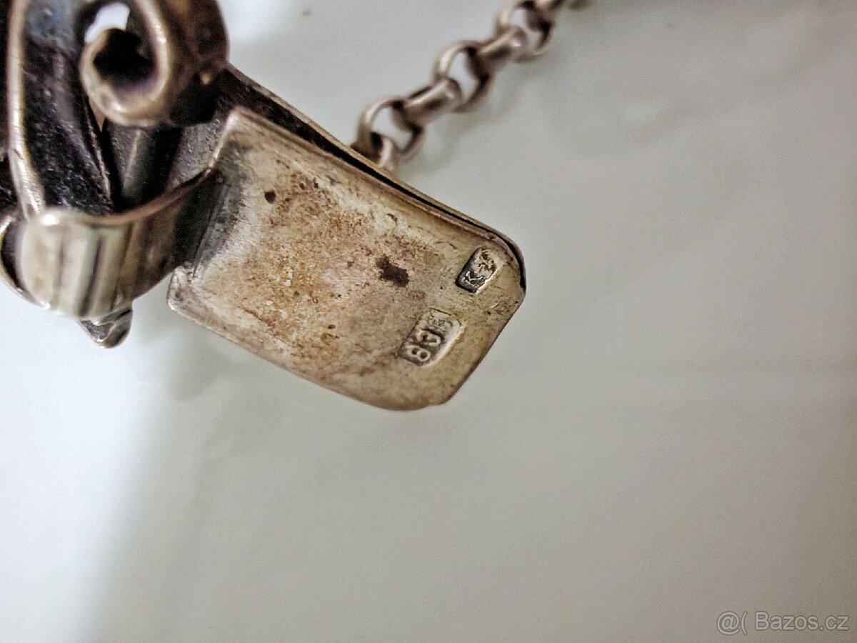 Starý stříbrný náramek - 6