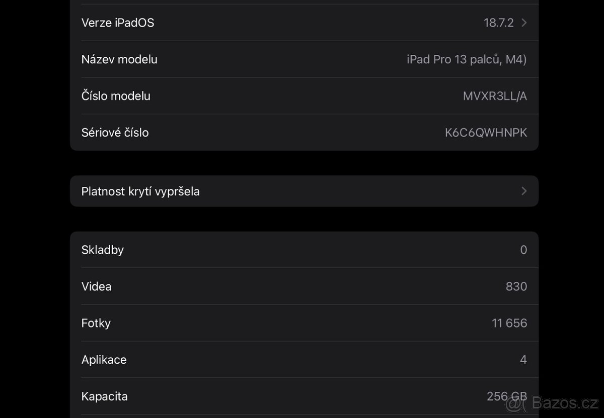 Apple iPad Pro M4 _ 13 palců _ 256 Gb _ šedý - 6