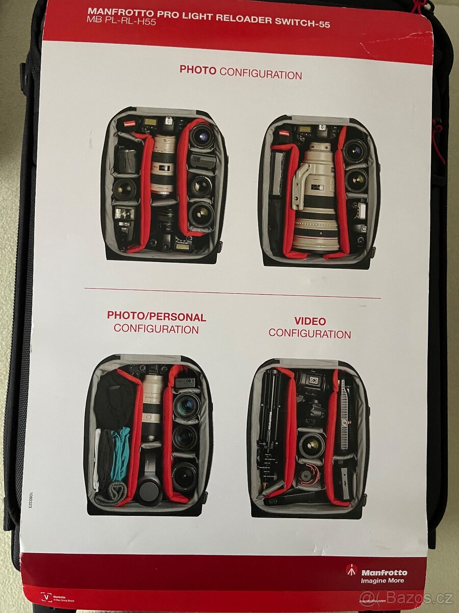 Prodám úplně nový Manfrotto Pro Light Reloader Switch-55 - 6