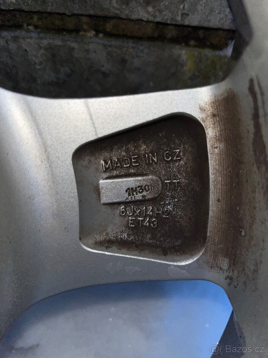 Alu kola R14 Škoda - 6