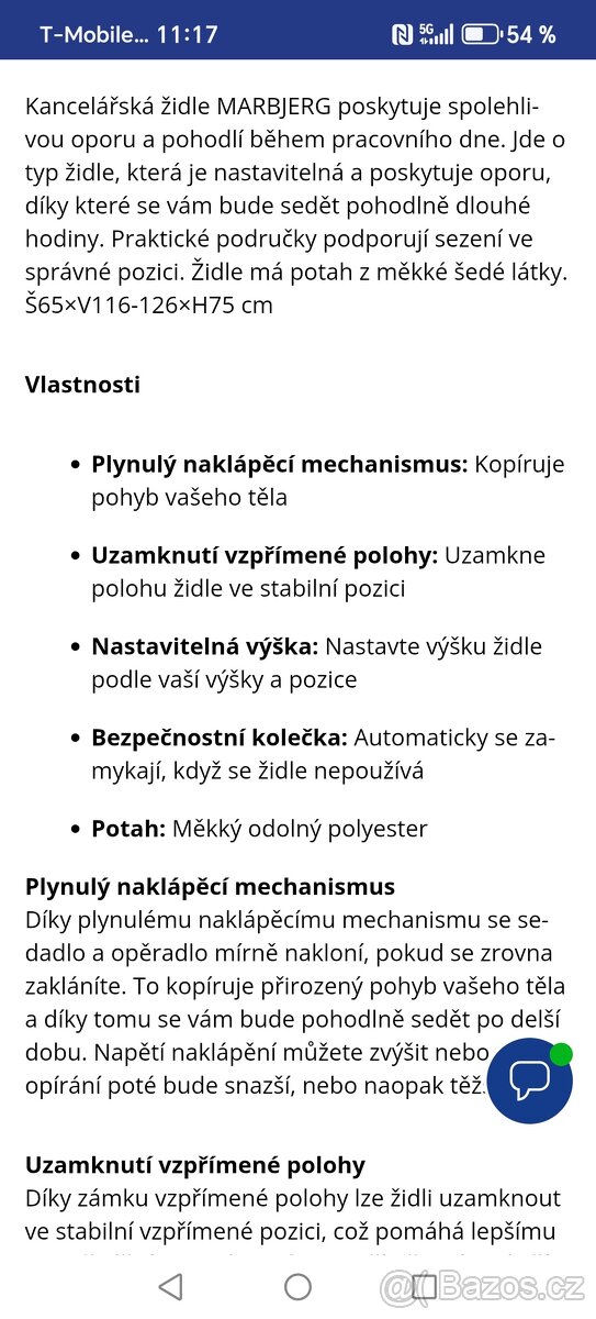 Kancelářská židle Jysk - 6