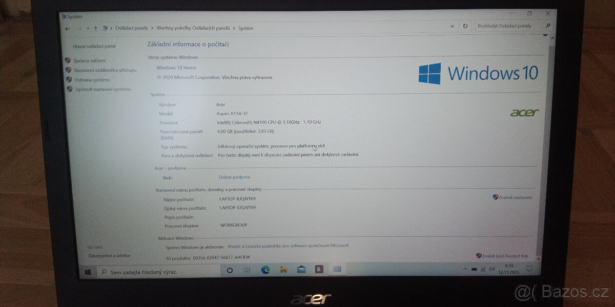 Notebook Acer Aspire A114-32 - 6