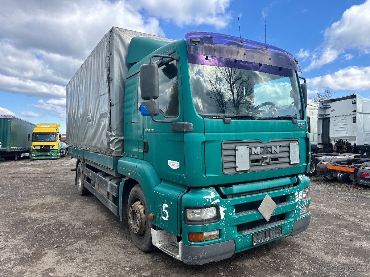 MAN TGA 18.390,EURO 3,Valník - 6