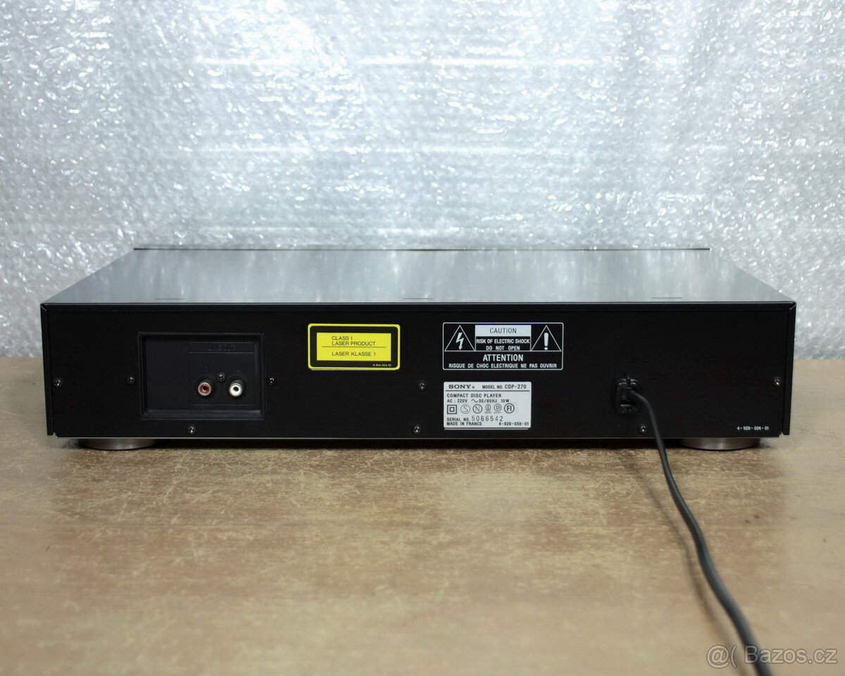 CD přehrávač Sony CDP 270. - 6