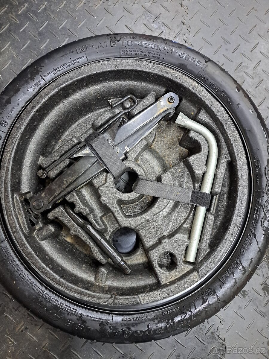 dojezdové kolo rezerva Audi Q2 5x112x57,1 125/70 R19 - 6