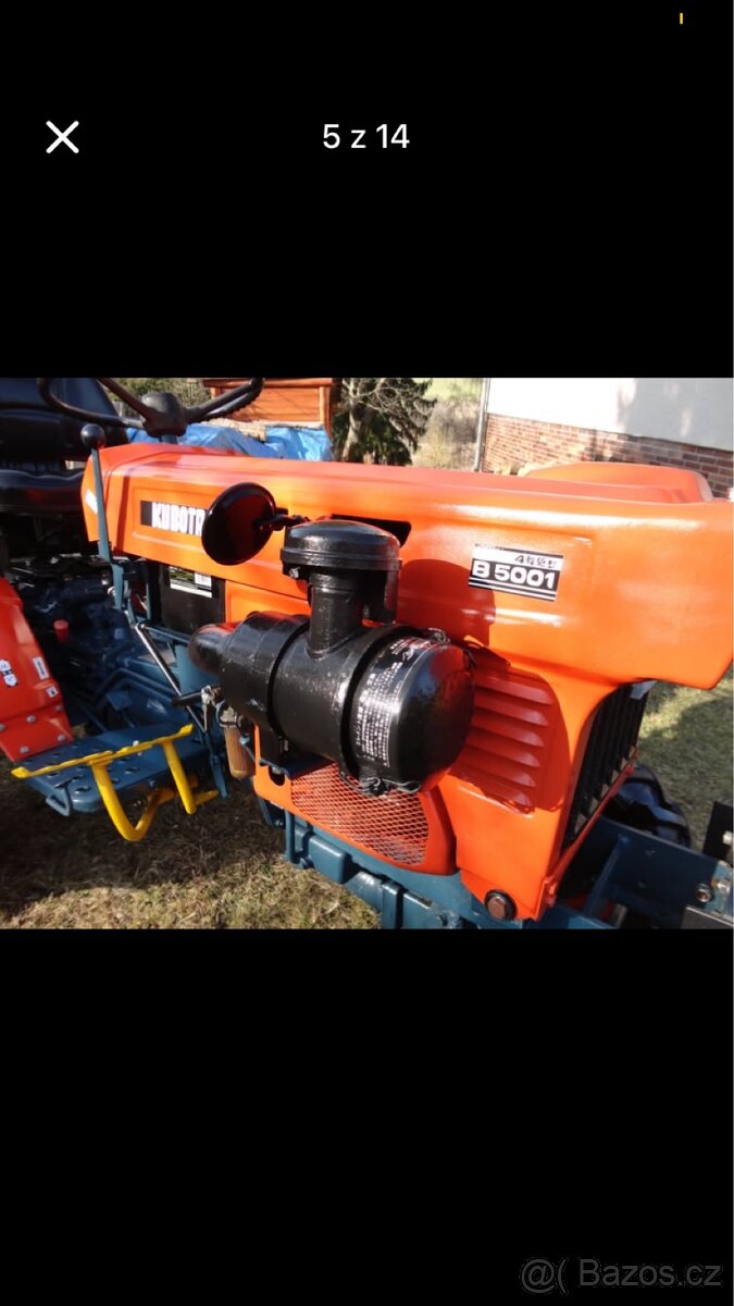 Malotraktor Kubota b5001 - 6