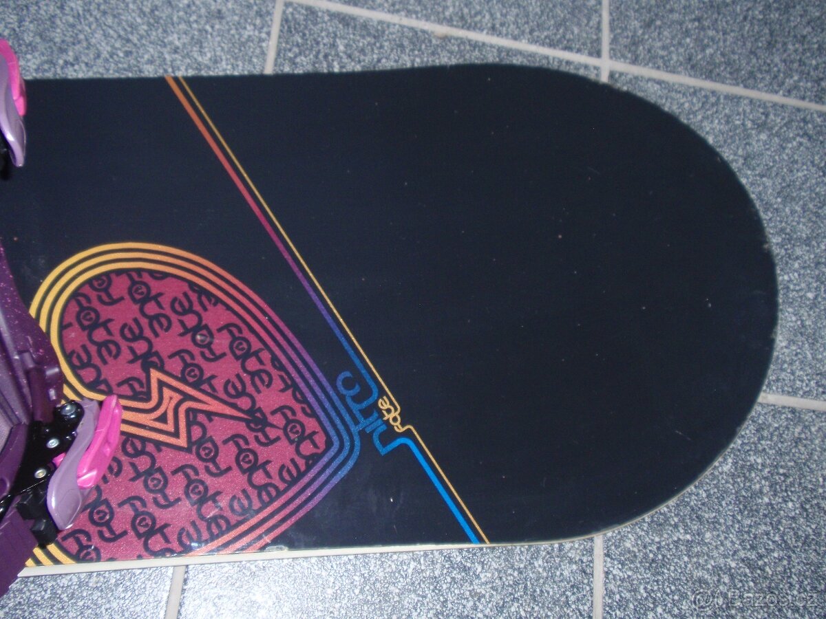 SUPER DÍVČÍ SNOWBOARD NITRO FATE 152 CM+WEDZEW VÁZÁNÍ - 6