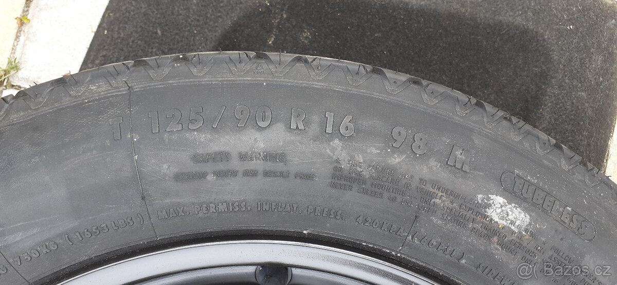 Dojezdové kolo BMW (dojezdovka) 15" / 16" / 17" - 6