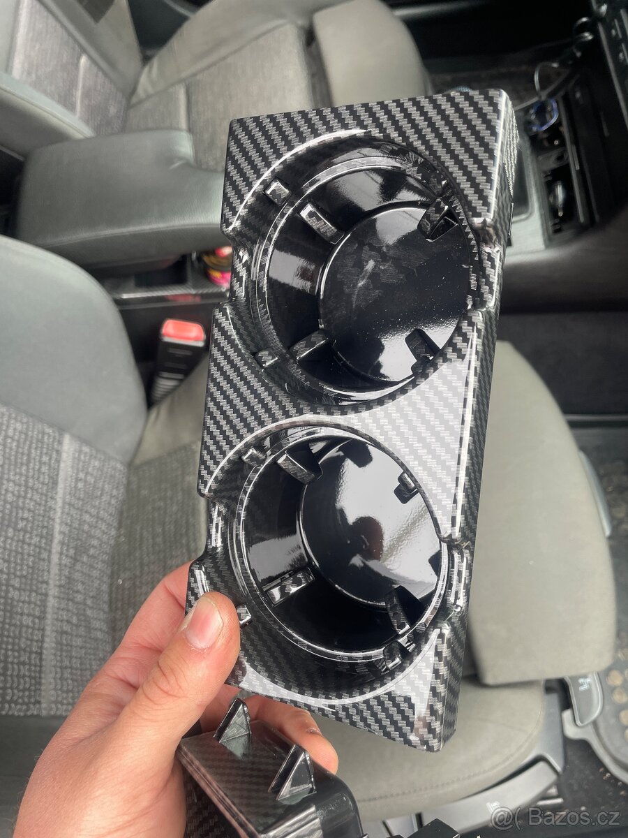 Nový držák na nápoje BMW E46 CARBON LOOK - 6