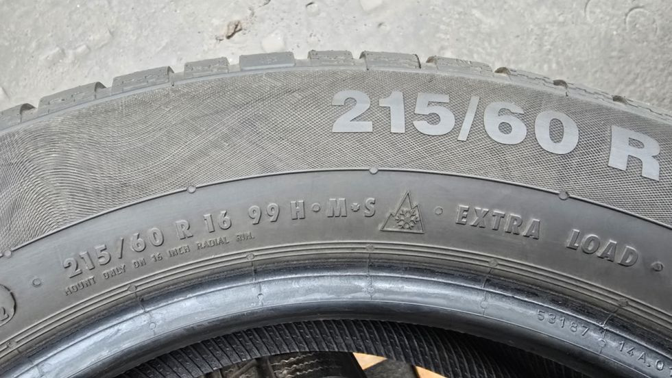 Zimní pneumatiky 215/60/16 Continental - 6