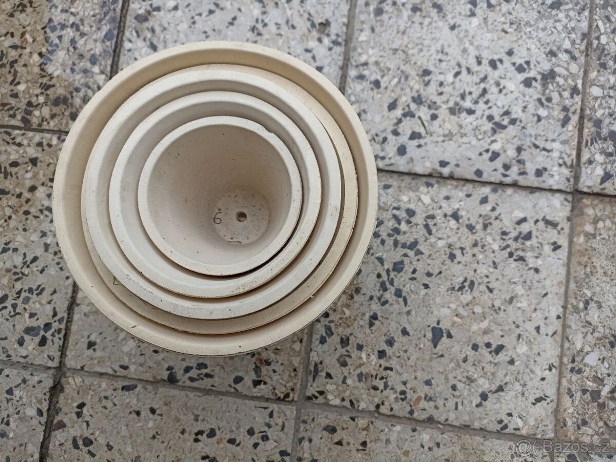 Keramické květináče, nepoužité - 6