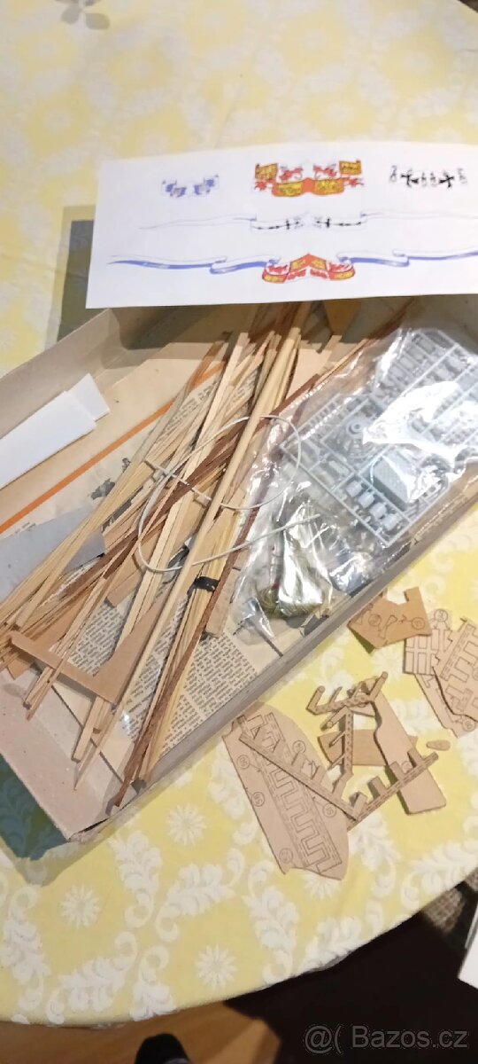 Stavebnice lodi Santa Maria. - 6