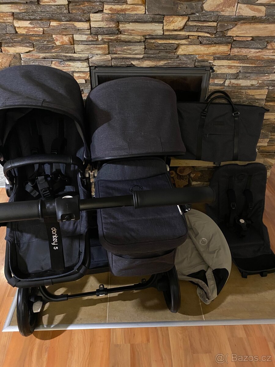 TOP STAV Bugaboo Donkey 5 Duo washed black - 6