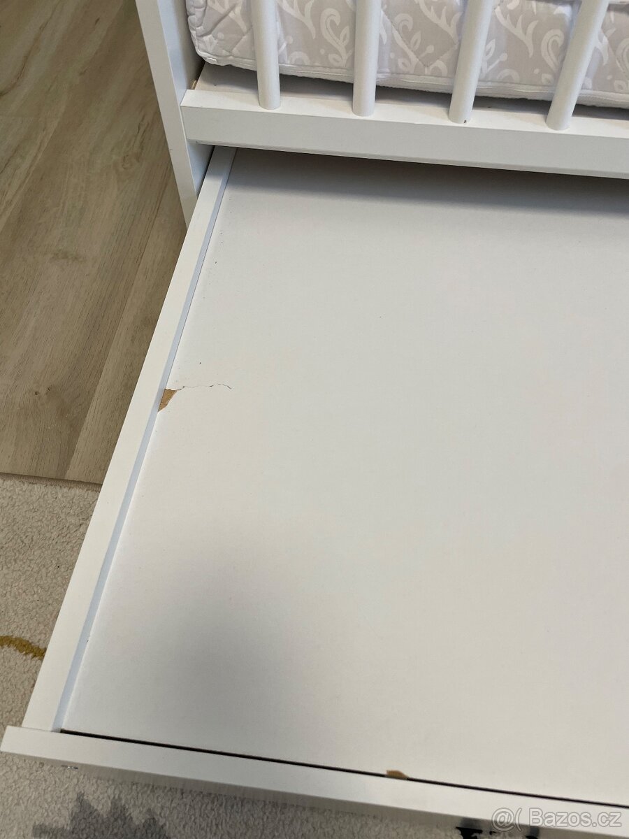 Postýlka 120 x 60 včetně matrace a šuplíku - 6