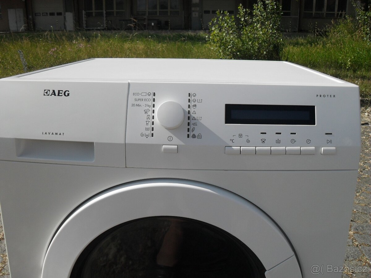 NĚMECKÁ PRAČKA AEG-8KG,A+++,OPTISENSE,TICHÝ MOTOR,PARNÍ PROG - 6