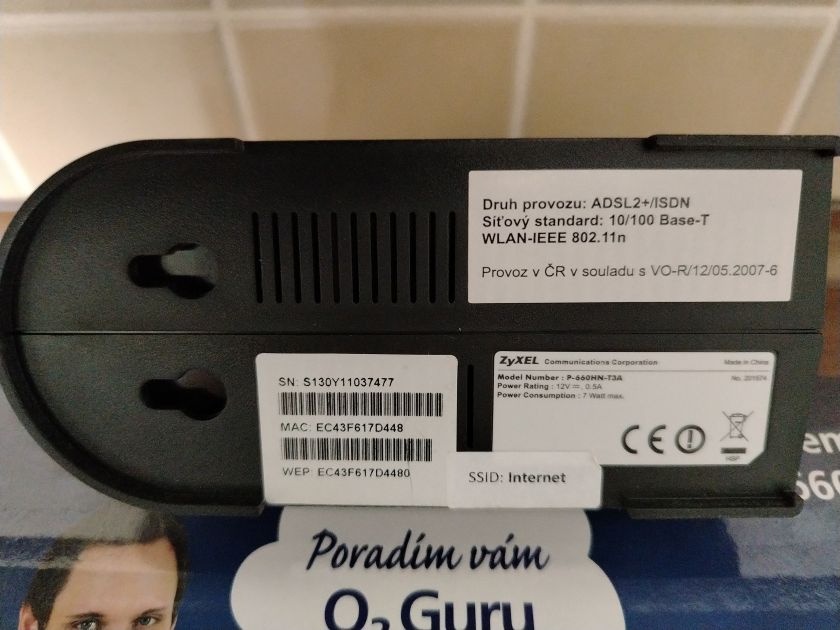 Modem Zyxel P-660HN-T13A - 6